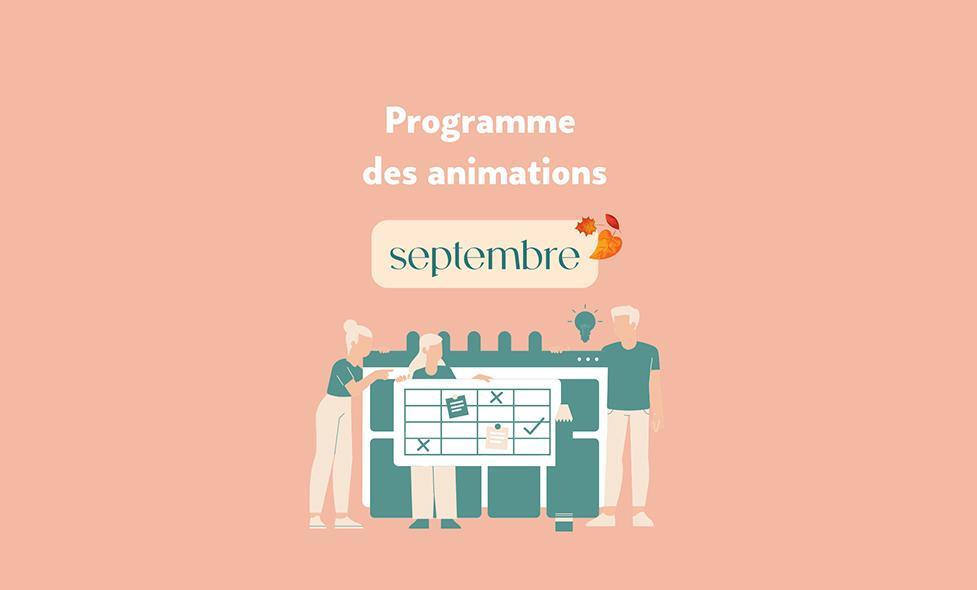 Programmation des animations septembre - Agrandir l'image, fenêtre modale